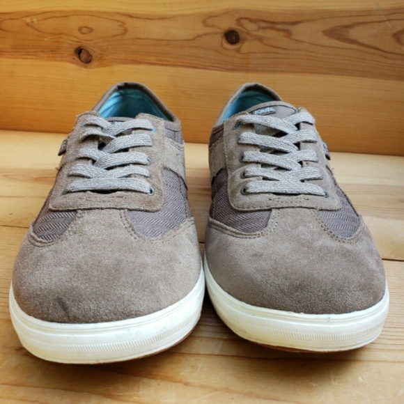 Keds 11 Suede and Canvas Flats Sneakers Lace Up - Picture 5 of 8